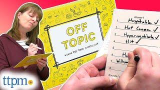 Off Topic Adult Party Game Instructions + Review!