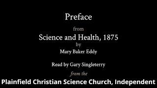 Preface, from Science and Health, 1875 by Mary Baker Eddy