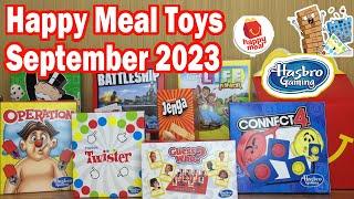 McDo September 2023 Happy Meal Hasbro Gaming Unboxing