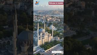 Istanbul Unveiled: A Majestic Skyline Tour for Wanderlust Explorers!#shorts #shortfeed #viralshots