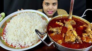 Eating Show Spicy Oily Mutton Curry With Rice Asmr Eating Mutton Mukbang Eating Video Food Challenge