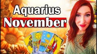 Aquarius MAJOR LIFE CHANGES WILL BRING YOU WHAT YOU WANTED! NOVEMBER 2024