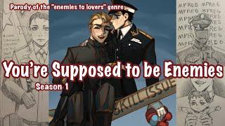 Parody of AO3| You're Supposed To Be Enemies (season 1) Based on skits by FunkyFrogBait