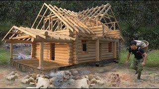 Make rafts transport natural rocks, building house foundations, sawing wood, build log cabin