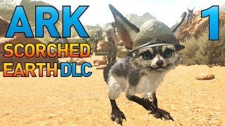 [1] TAMING JERBOA, WHIP FIGHTS, AND WYVERN SIGHTINGS!!! (ARK Scorched Earth Survival Multiplayer)