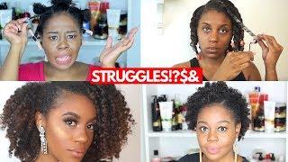 I tried following HeyCurlie's Bomb Twist and Curl Tutorial | with a Treasure Tress Box