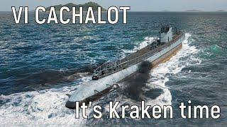 World of Warships - VI Cachalot Replay, It's Kraken time