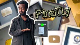 የ Ale Tube 100K PLAY BUTTON AWARD ተቀበልን