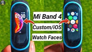 Mi Band 4 Custom Watch Face | Mi Band 4 ios Watch Faces | How To Change Mi Band 4 Watch Faces