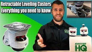 Retractable Leveling Casters - Full Tutorial Video