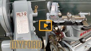 Myford ML7-R Lathe Lots of Accessoires Drehmaschine