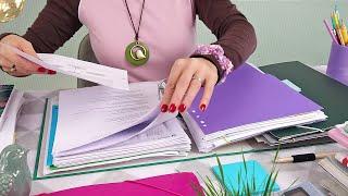 ASMR Paper Sorting & Office Work ‍ • No Talking