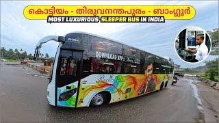 ആരാധകരെ ആവേശത്തിലാക്കാൻ നസ്ലിൻറെ PREMALU MOST LUXURIOUS BUS IN KERALA | PUNCHIRY TRAVELS VOLVO 9600S