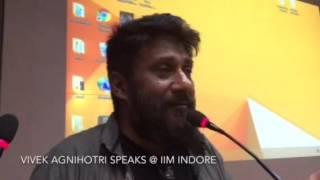 Vivek Agnihotri speaks at IIM Indore