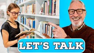 Real Life British English Conversation Practise - At The Library