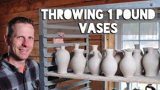 Throwing 1 Pound Vases