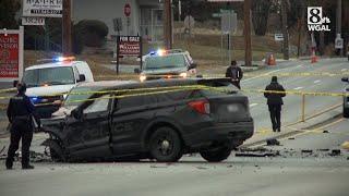 Dauphin County: Crash rips front end off police SUV