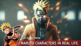 Naruto Characters in real life made by A.I