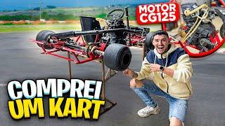 Comprei um KART com motor de MOTO (CG 125cc)