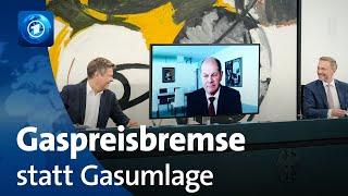 Bundesregierung: Gasumlage gekippt – Gaspreisbremse kommt