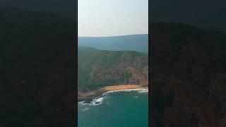 Yarada Beach️Sky view #shorts #dronefootage #mountains #mountainbeauty #skyingbuzz #drone