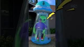 So funny! 2022 inflatable UFO yard Halloween decoration | Blow up UFO Halloween decorations for sale