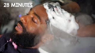 The Most Relaxing Hair Spa | Will Put You To Sleep   Growth Retention Treatment - Men's Hair