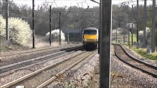 Trains at Brookmans Park 11/04/12