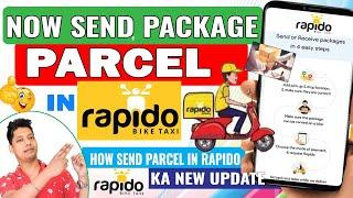 How to Use Rapido Bike for Parcel Sending | Rapido bike taxi parcel service | Rapido parcel delivery