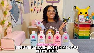 My Favorite for Soft Skin | EOS 24 Hour Moisture Body Lotion | Smell Test | Ranking Scents