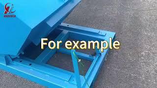 Forklift buckets - ideal for improving handling efficiency#skipstipperbin #dumpingselfhopper