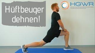 Hüftbeuger dehnen - Super wichtig