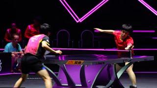 OLYMPIC GOLD MEDALIST PLAYS FLAWLESS TABLE TENNIS