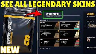 *NEW* SECRET Trick To See ALL The legendary Skins In Alpha Packs - Rainbow Six Siege