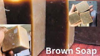 How to make Brown soap using brown sugar syrup