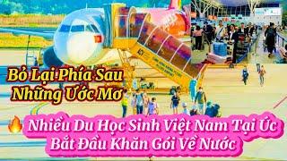  Nhiều Du Học Sinh Việt Nam Tại Úc Bắt Đầu Khăn Gói Về Nước. Bỏ Lại Phía Sau Những Ước Mơ