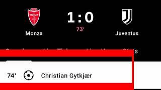 Christian Gytkjaer Goal Vs Juventus | Monza Vs Juventus | 1-0 |