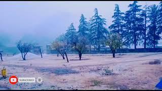 Snowfall in sheringal cool weather | Chakdara tv