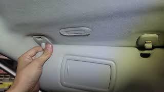 삼성 뉴SM3 실내 썬바이져 탈거방법 / How to remove Samsung New SM3 interior sun visor