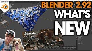 WHAT'S NEW In Blender 2.92? New Version FINALLY Released!