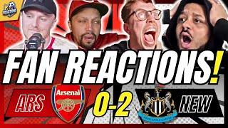 15 ARSENAL FANS RIVALS & HATERS INSANE REACTION TO ARSENAL 0-2 NEWCASTLE | EFL CUP FAN REACTIONS