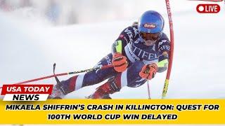 Mikaela Shiffrin’s Crash in Killington: Quest for 100th World Cup Win Delayed । USA TODAY NEWS