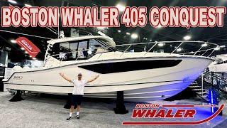 Best Luxury Fishing & Family Boat Ever?? Boston Whaler 405 Conquest Review (+ Pricing)
