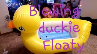 Blowing Pool ducky  floaty #blowing #ducky #floaty #BlowDucky @Marie Torres 35