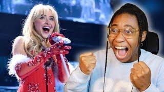 SABRINA CARPENTER- A NONSENSE CHRISTMAS (OFFICIAL TRAILER) REACTION!!! 