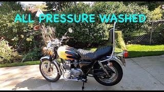 1972 Honda CB500 Four project bike part 2, getting clutch & brakes working, plus cleaning it up