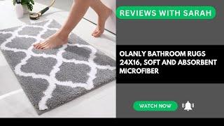  OLANLY Bathroom Rugs Review | Soft, Absorbent & Non-Slip Bath Mat | Perfect for Your Bathroom!