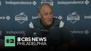 Eagles press conference: Vic Fangio on defensive scheme, James Bradberry and Bryce Huff