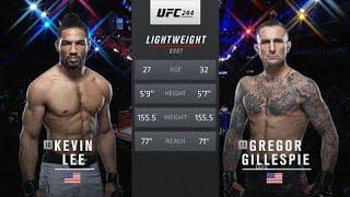 Kevin Lee vs Gregor Gillespie Full Fight