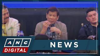 'I don't have serious qualms with him': Ex-President Duterte claims no bad blood with Marcos | ANC